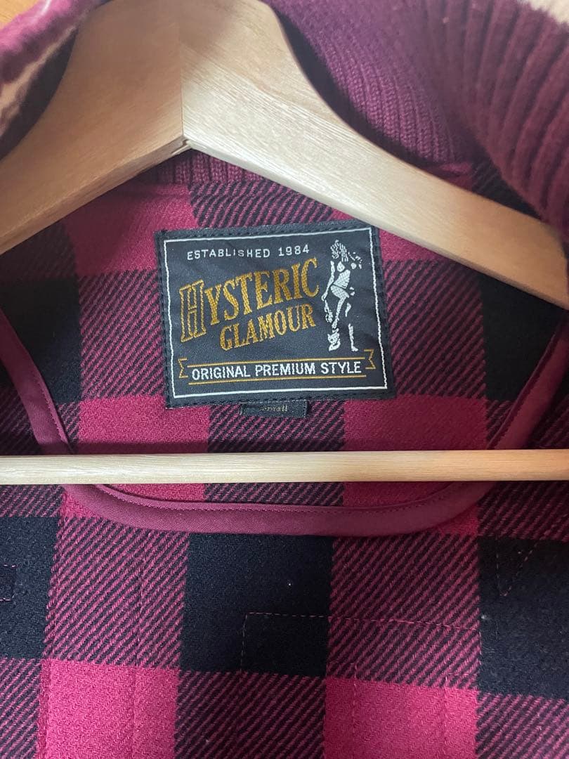 HYSTERIC GLAMOUR チェック柄スタジャン - メルカリ