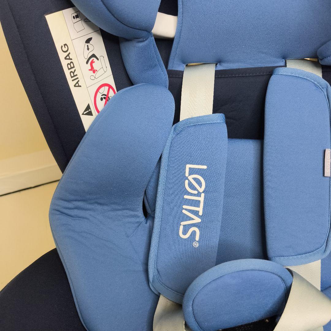 LETTAS レッタス ISOFIX チャイルドシート ブルー　ネイビー
