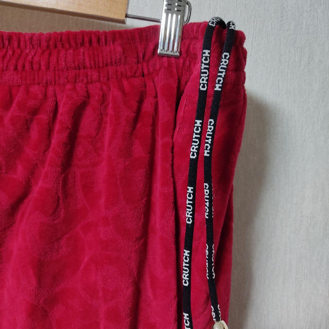 GALFY ガルフィー ベロアジャージ上下セットアップ 赤レッド オールド