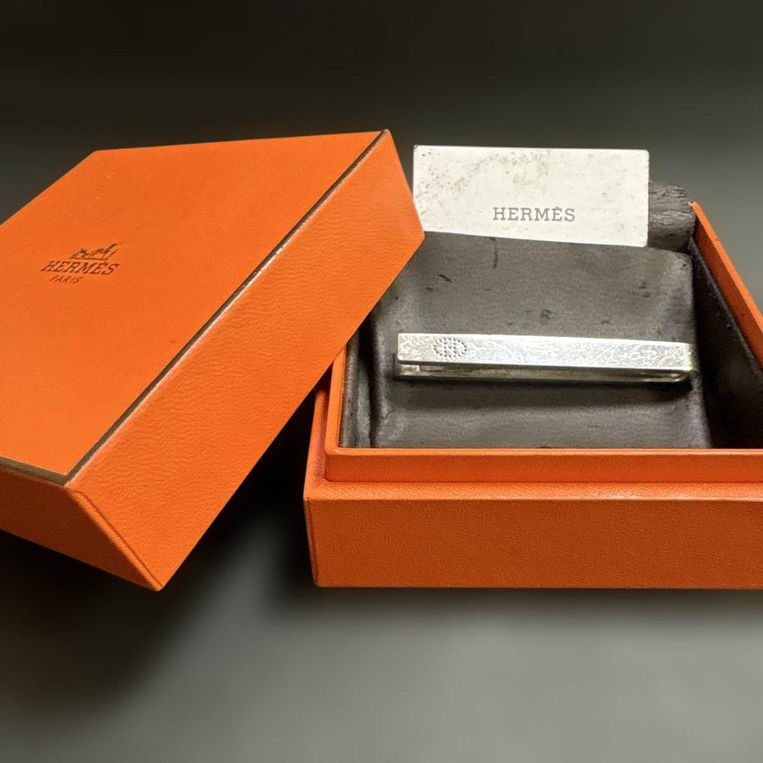 《美品》HERMES エルメス タイピン エブリン エクリプス
