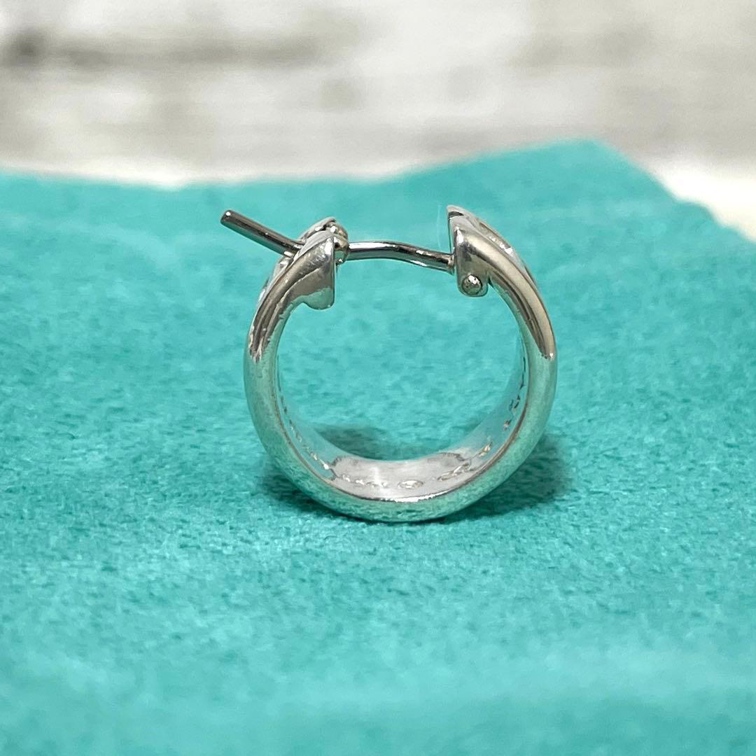 極美品】ティファニーアトラスフープピアス片耳メンズ/レディース925