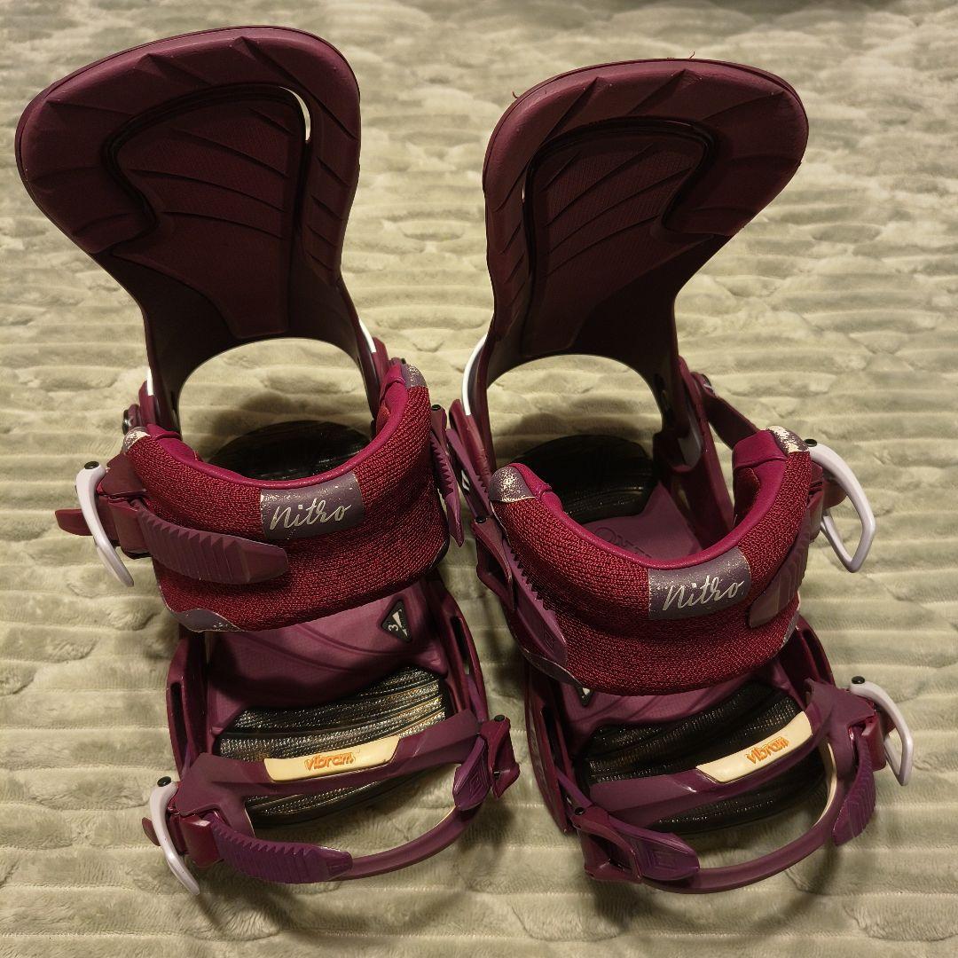 Nitro レディース ビンディング Poison 19-20 パープル オン