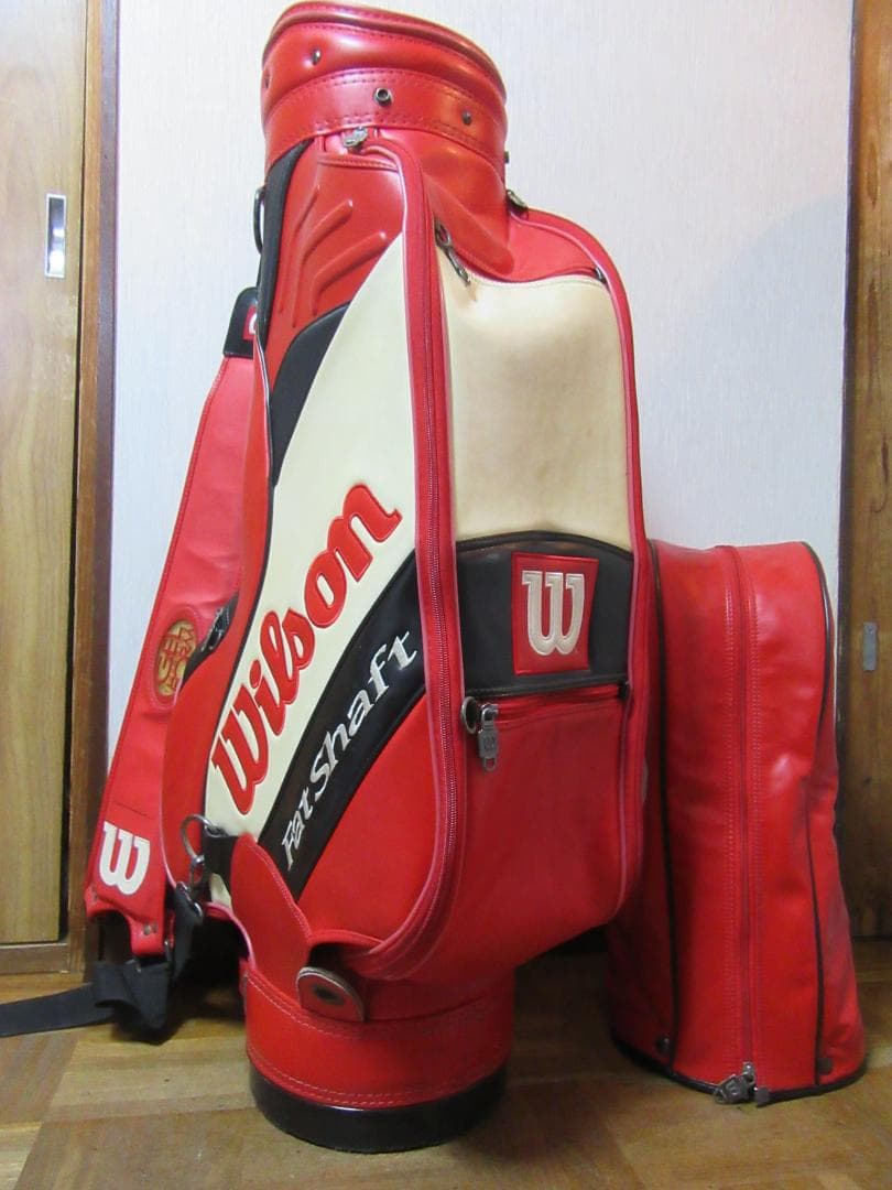 ☆激レア コレクション☆ウイルソン☆FatShaft☆3点式バック☆レッド