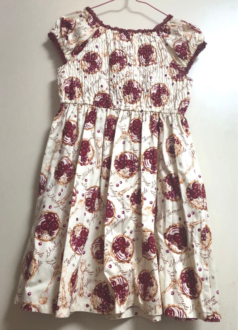 シャーリーテンプル チェリータルト ワンピース 140