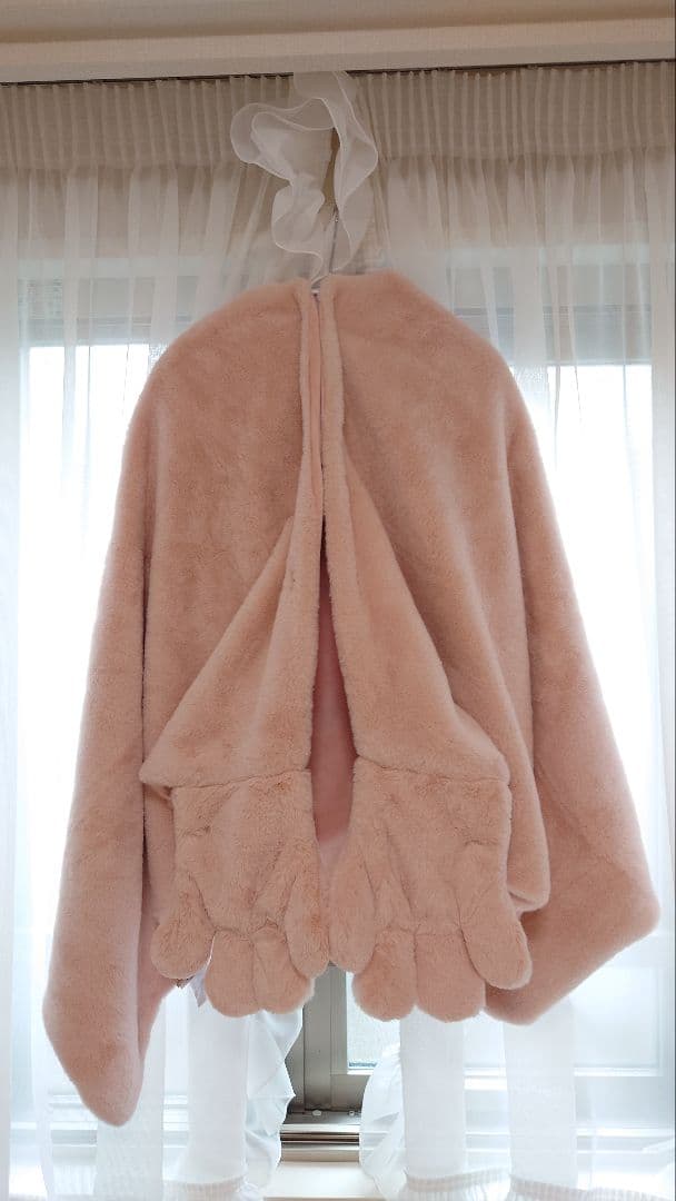 上海ディズニー　リーナベル　フード付きブランケットポンチョ