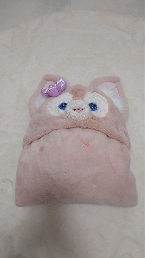 上海ディズニー　リーナベル　フード付きブランケットポンチョ