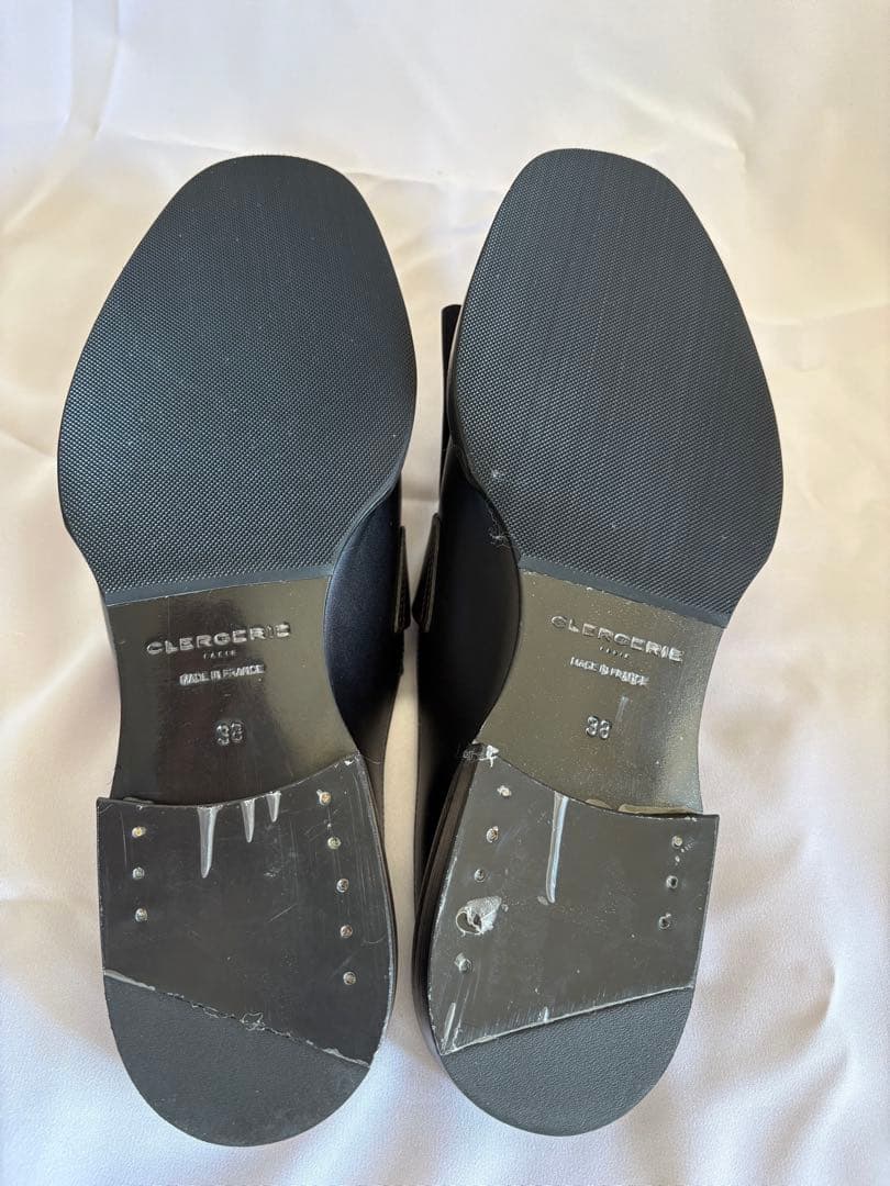 【新品/定価8万】クレジュリー レザー ミュール サンダル 38 (24cm)