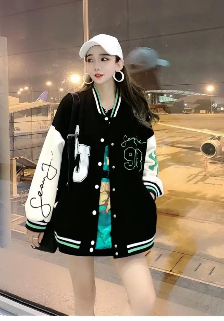 新品 レディース スタジャン アウター ジャケット ブラック【18】