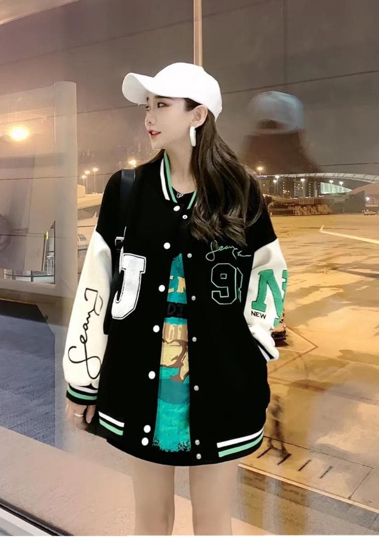 新品 レディース スタジャン アウター ジャケット ブラック【18】