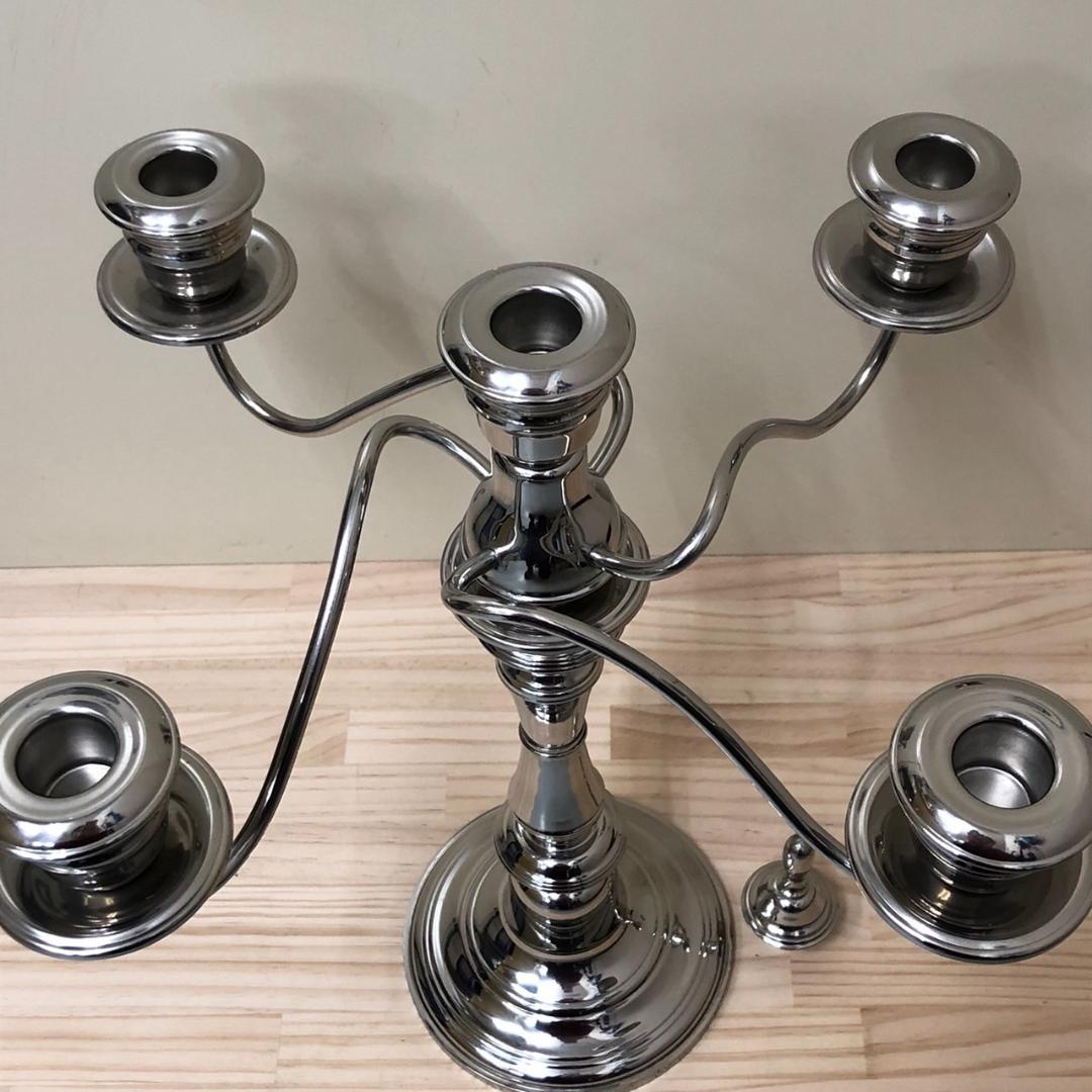 未使用 ユキワ UK 18-8 V型 キャンドルスタンド 5本立 三宝産業 - メルカリ