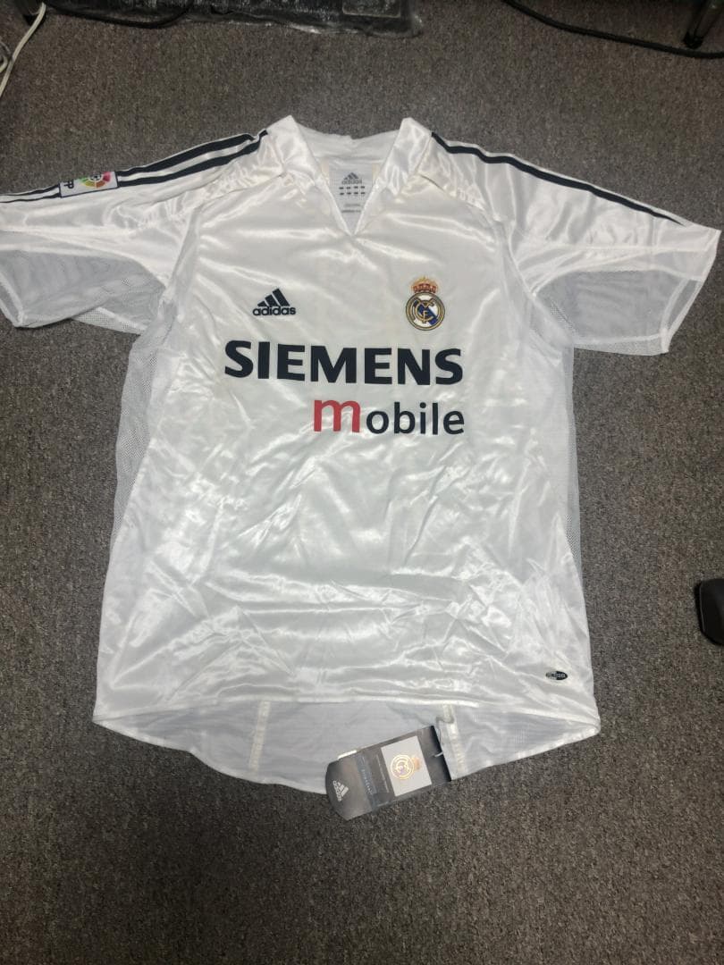 レアルマドリッド04-05`ホーム用選手仕様半袖ユニフォーム