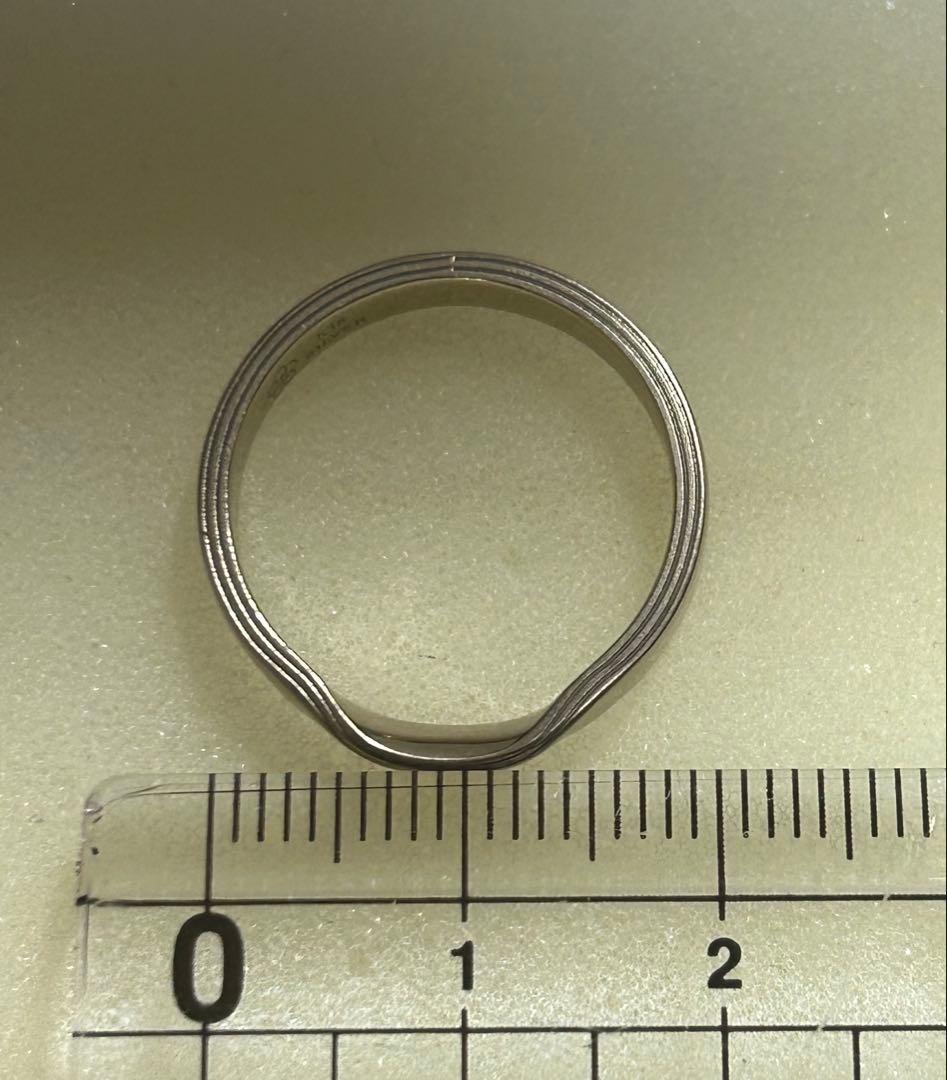 ゆりり様専用 【杢目金屋】K18/Sv結婚指輪 15号 メンズ レディース