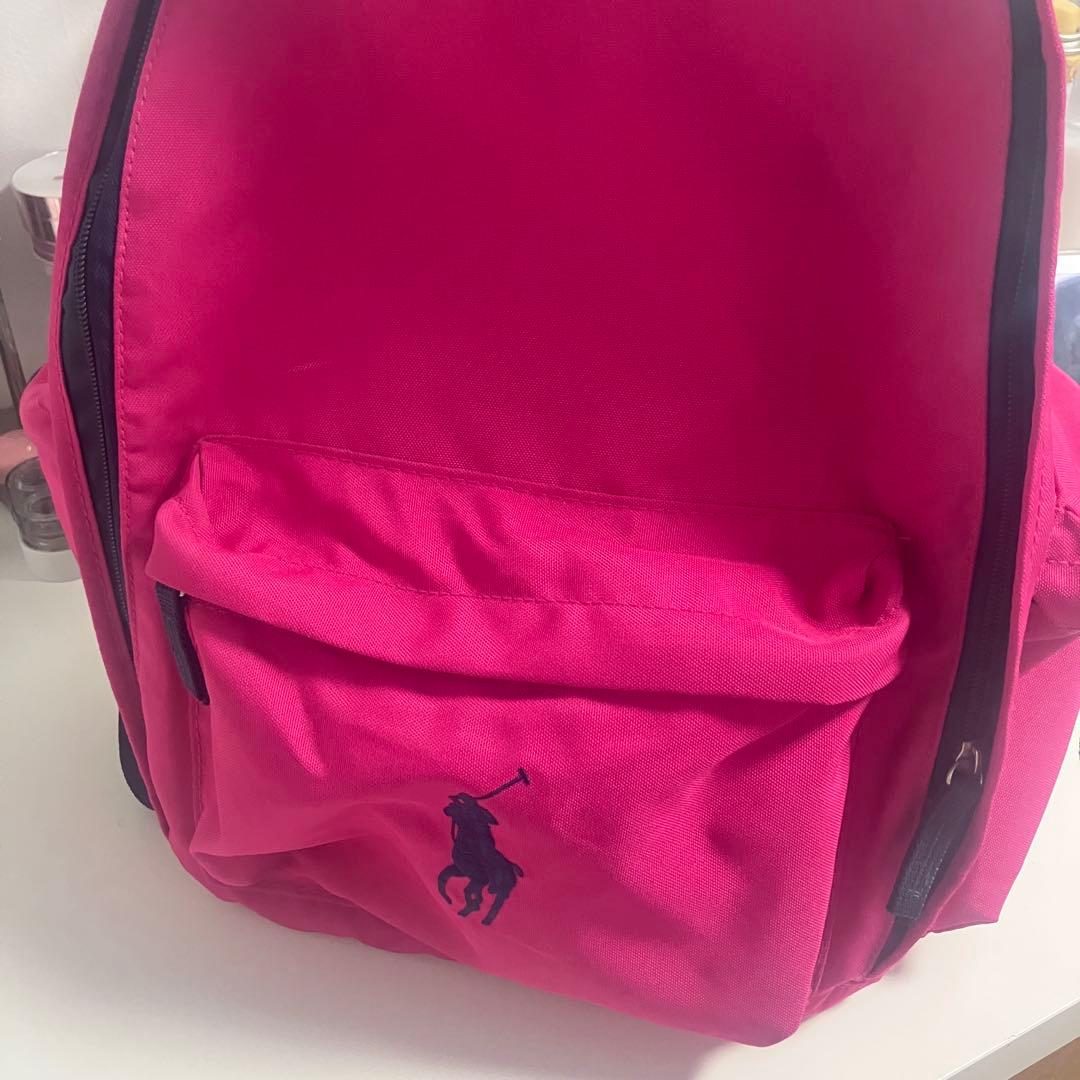 バ*シ様 ラルフローレン　リュック ショッキングピンク