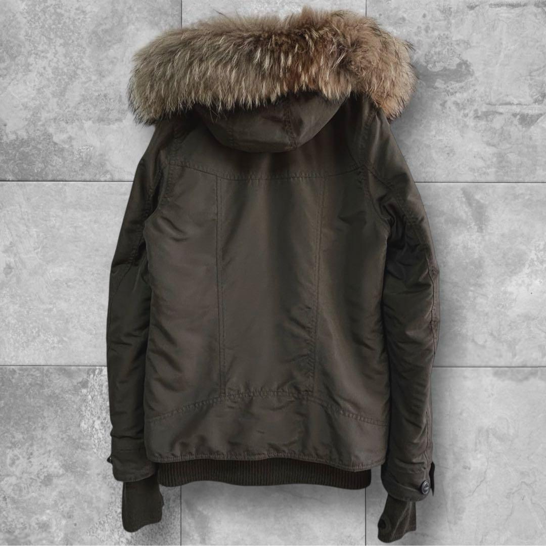 SLY ラクーンファー N3B モッズコート ショート Y2K 00's カーキ