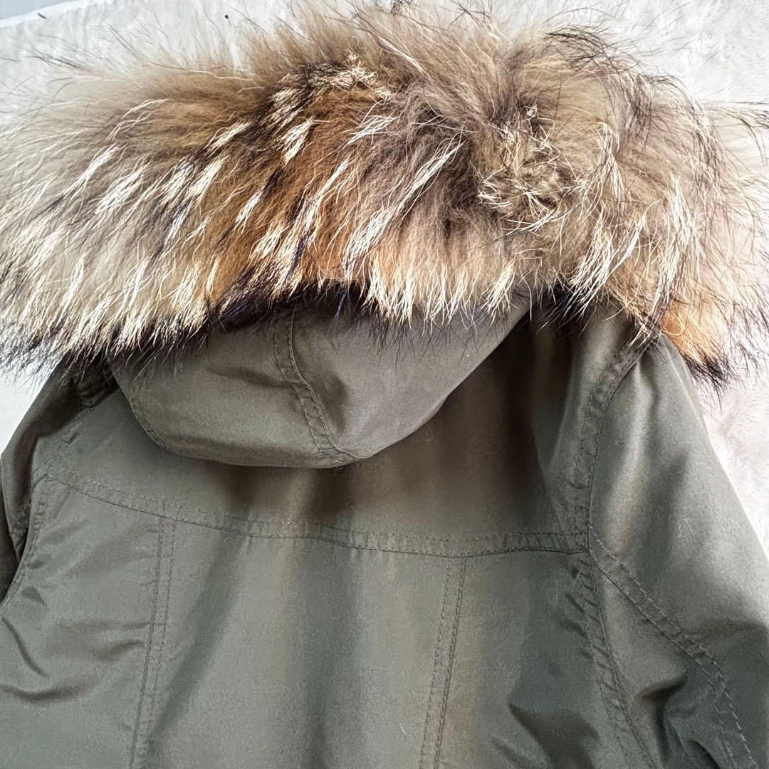 SLY ラクーンファー N3B モッズコート ショート Y2K 00's カーキ