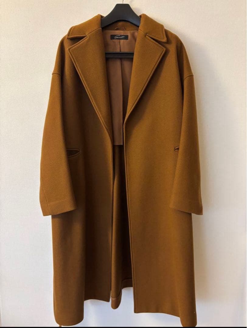 STUNNING LURE スタニングルアー ロングコート チェスター キャメル