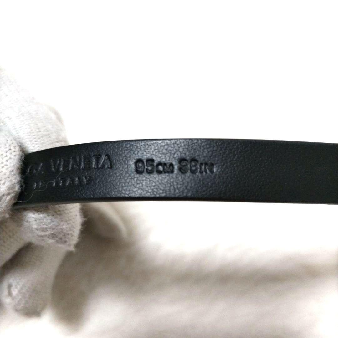 ボッテガヴェネタ VALKO ゴールド金具 レザー ナローベルト 24SS 美品