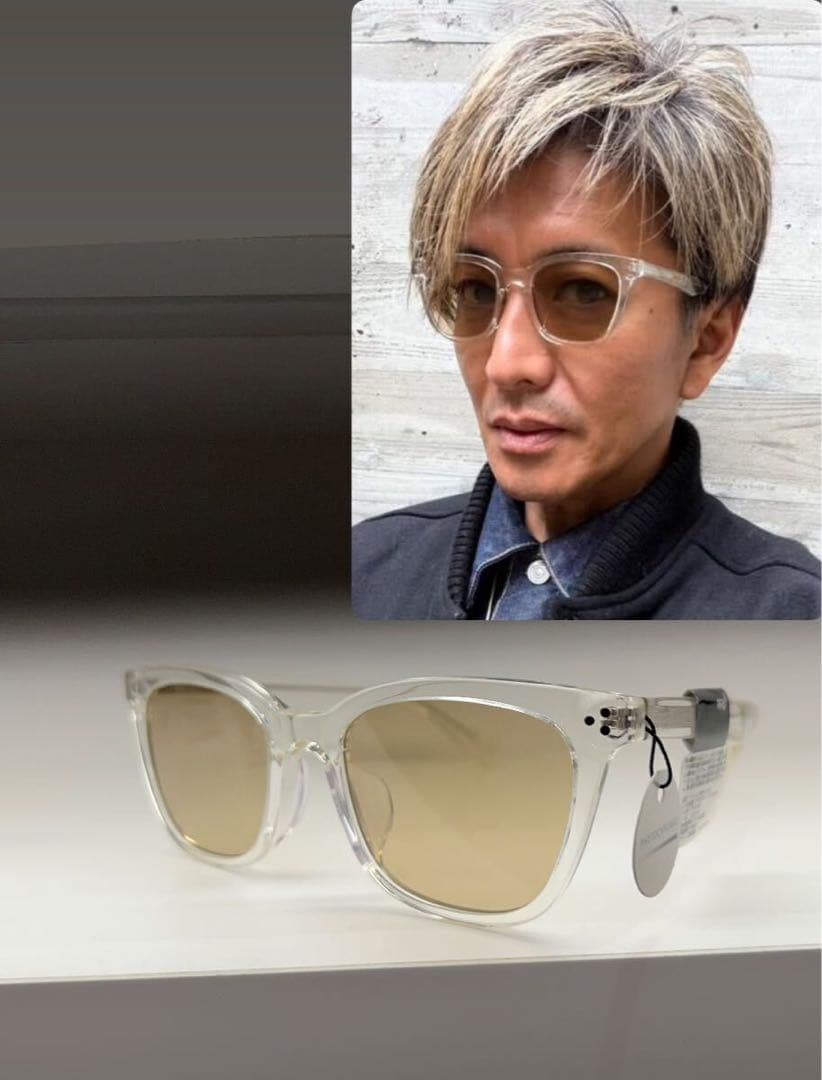 獣*ぐ様 キムタク　着　私物　オンデーズ　OWNDAYS クリアフレーム　サング