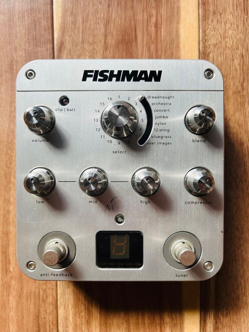FISHMAN Aura Spectrum DI プリアンプ 箱他あり FISHMAN Aura Spectrum