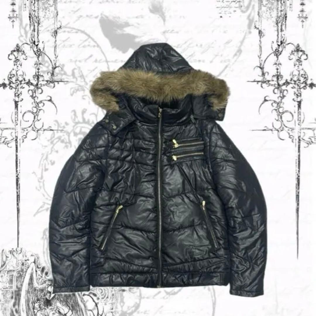 spinalh 平成 ファーダウン ジャケット お兄系 Y2K - メルカリ