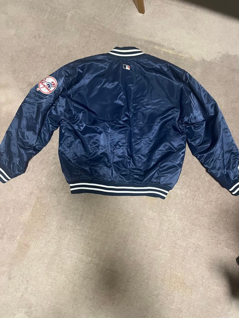 Yankees Majestic スタジャン Lサイズ ネイビー