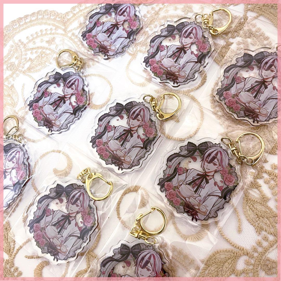 悪魔執事と黒い猫 ベリアン おたすけキーホルダー いやしVer あくねこ 9点