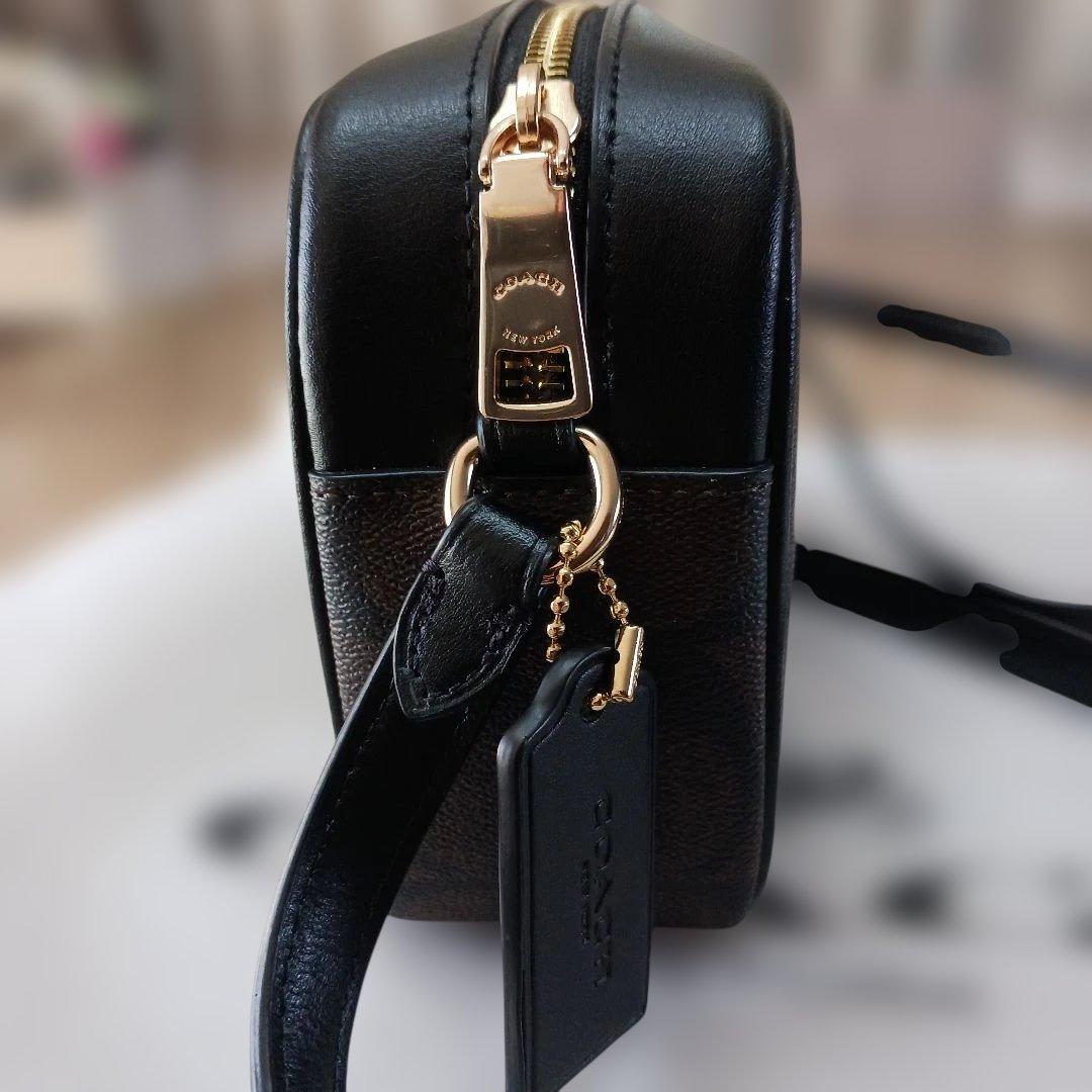 新品未使用COACH ショルダーバッグ ブラウン/ブラック