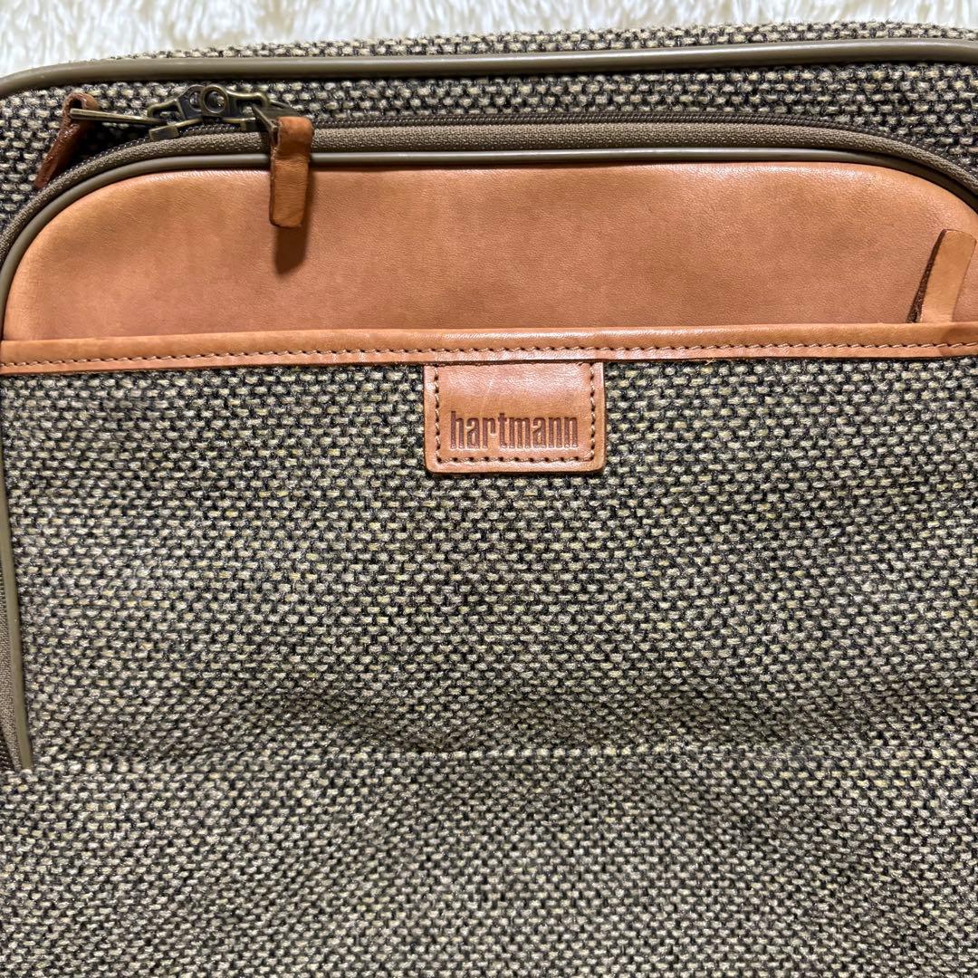 hartmann キャリーケース　ツイード