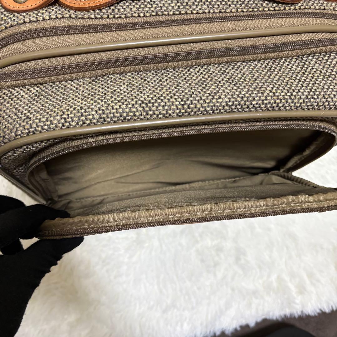 hartmann キャリーケース　ツイード