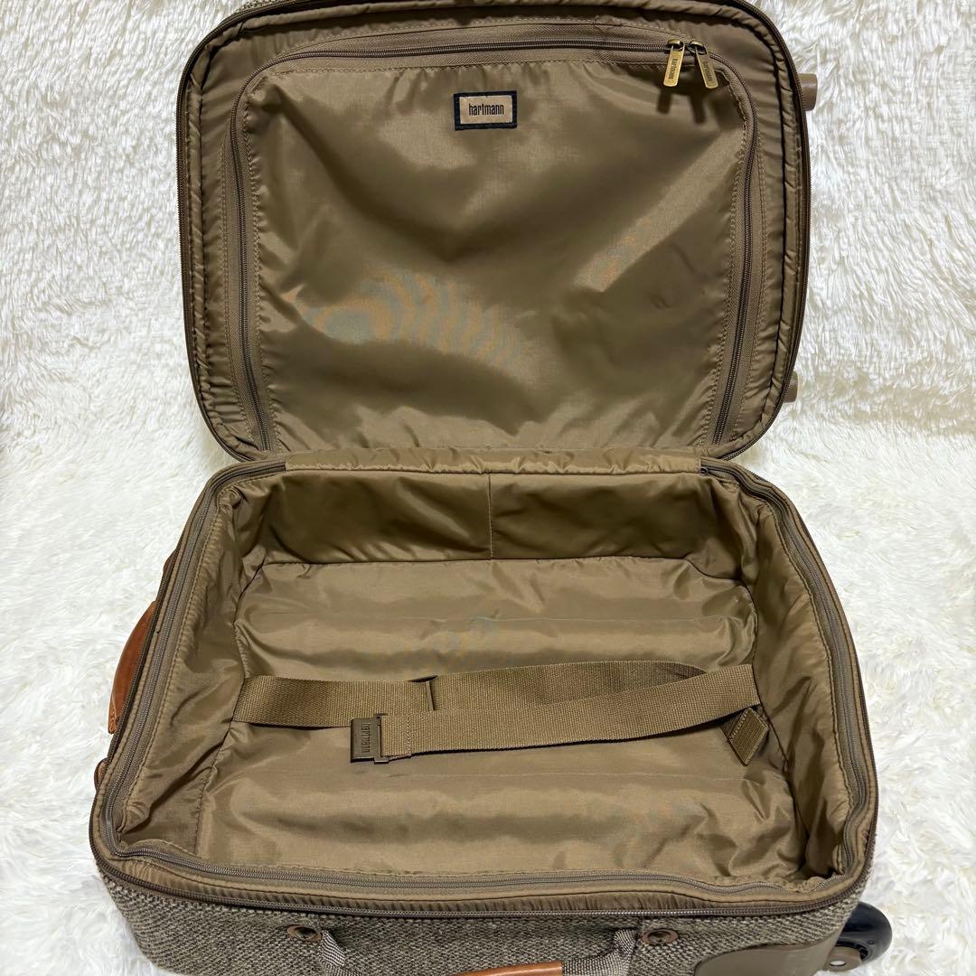 hartmann キャリーケース　ツイード