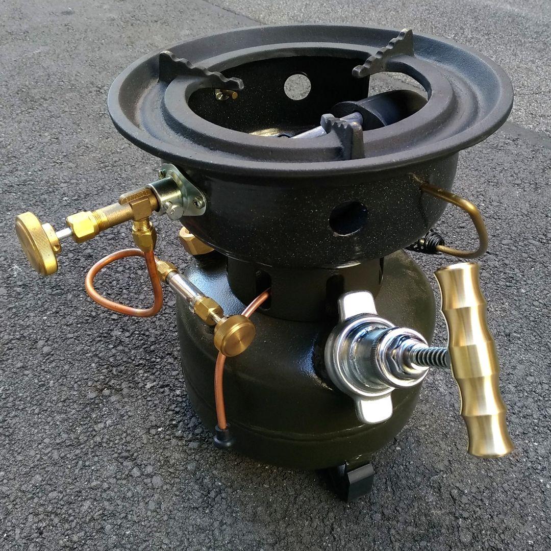 オムニバーナー 真鍮製ハンドル大&小 2点セット SI-57 カスタムパーツ