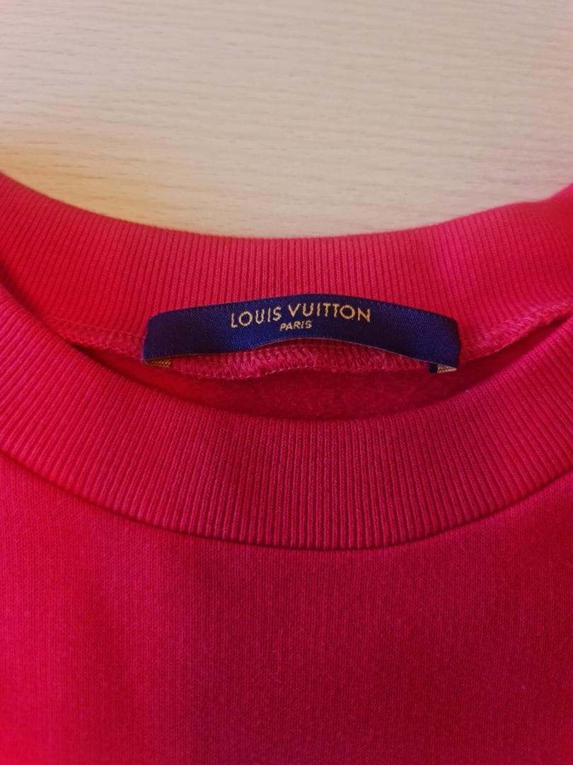 LOUIS VUITTON ロゴ入りスウェットシャツ レッド