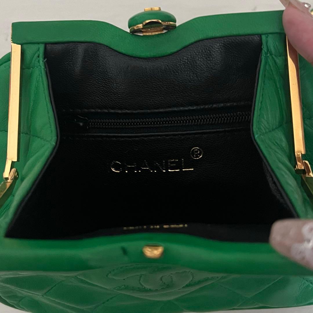 レ*ン様 CHANEL マトラッセ　がま口　チェーンウエストポーチ