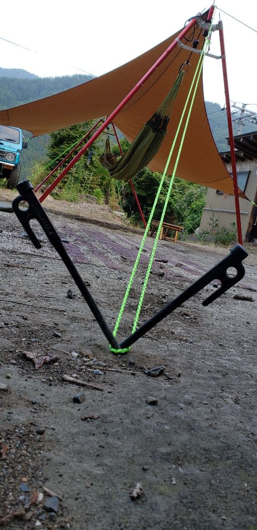 テンマクデザイン　ムササビウイング13ft.TC 焚き火version