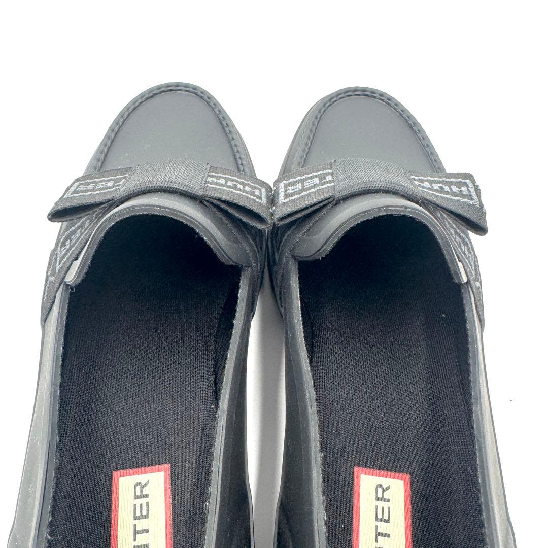 極美品 HUNTER REFAIND BOW PENNY LOAFER 24cm