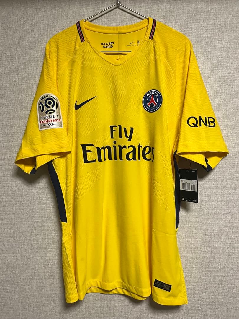 超希少 正規品 17/18 PSG アウェイ エムバペ 選手支給用 ユニフォーム