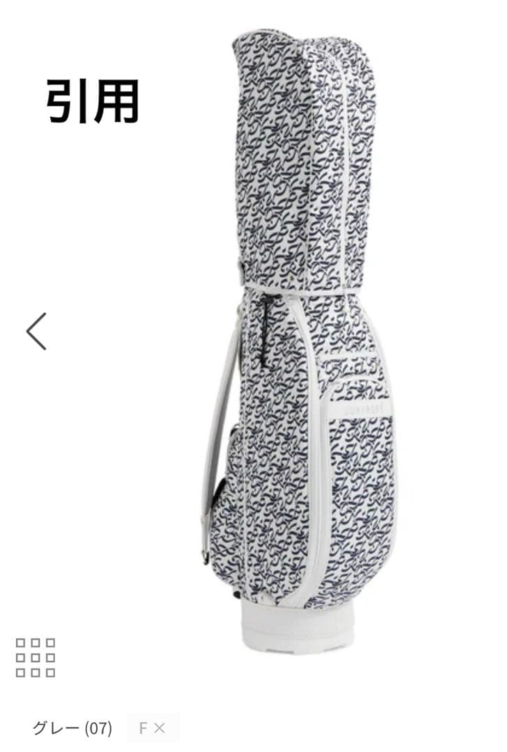 【美品】JUN&ROPE'ジュンアンドロペ レディースキャディーバック軽量