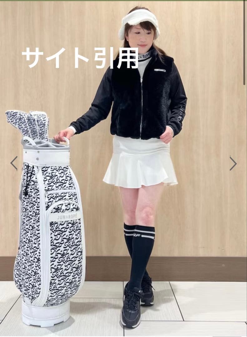 【美品】JUN&ROPE'ジュンアンドロペ レディースキャディーバック軽量