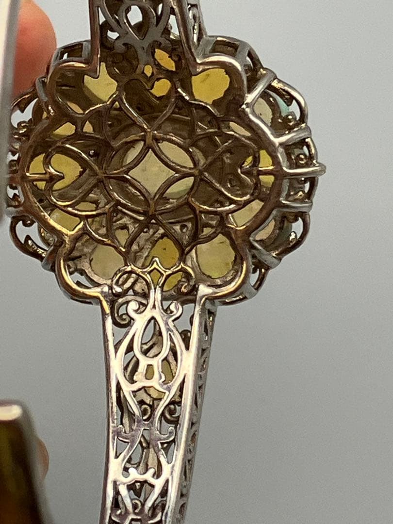 SV925 オパール　バングル　ブレスレット