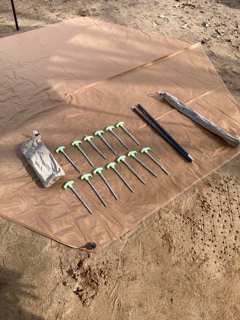 DOD ワンタッチ　キノコテント&いつかのタープ