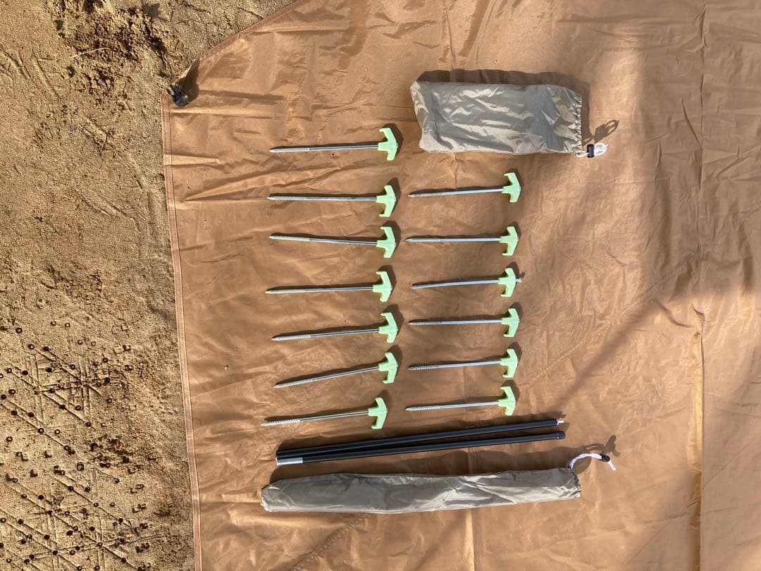 DOD ワンタッチ　キノコテント&いつかのタープ