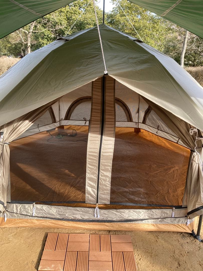 DOD ワンタッチ　キノコテント&いつかのタープ