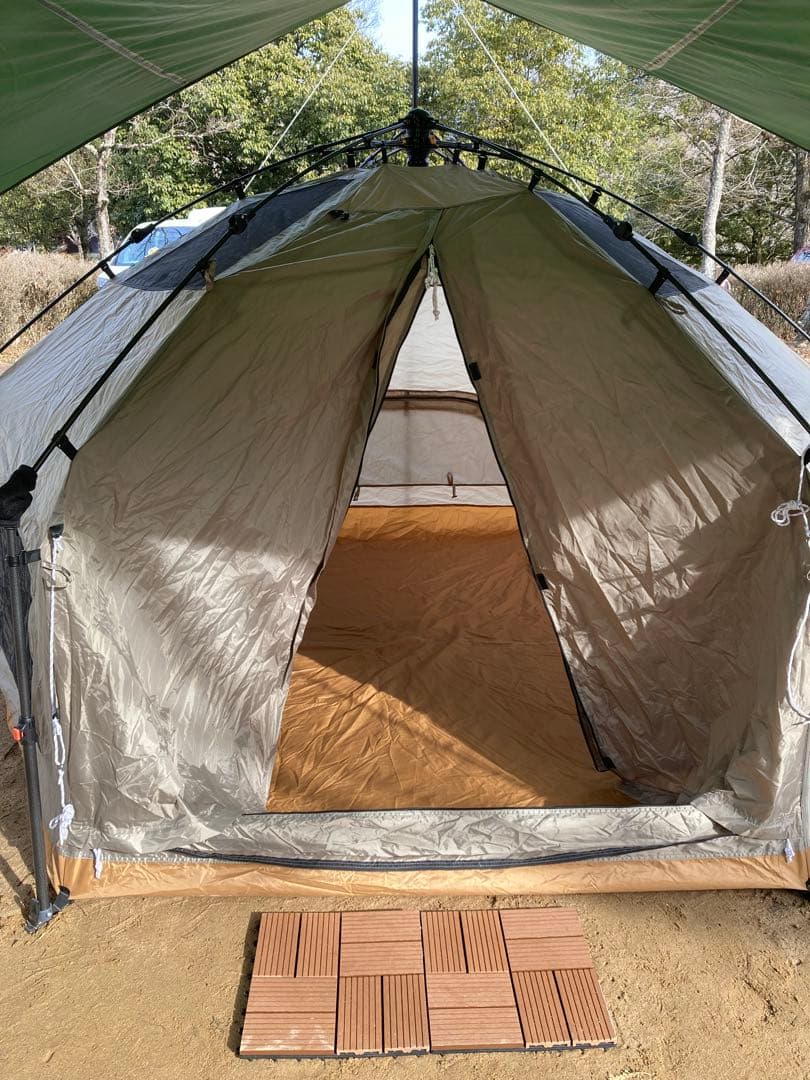 DOD ワンタッチ　キノコテント&いつかのタープ