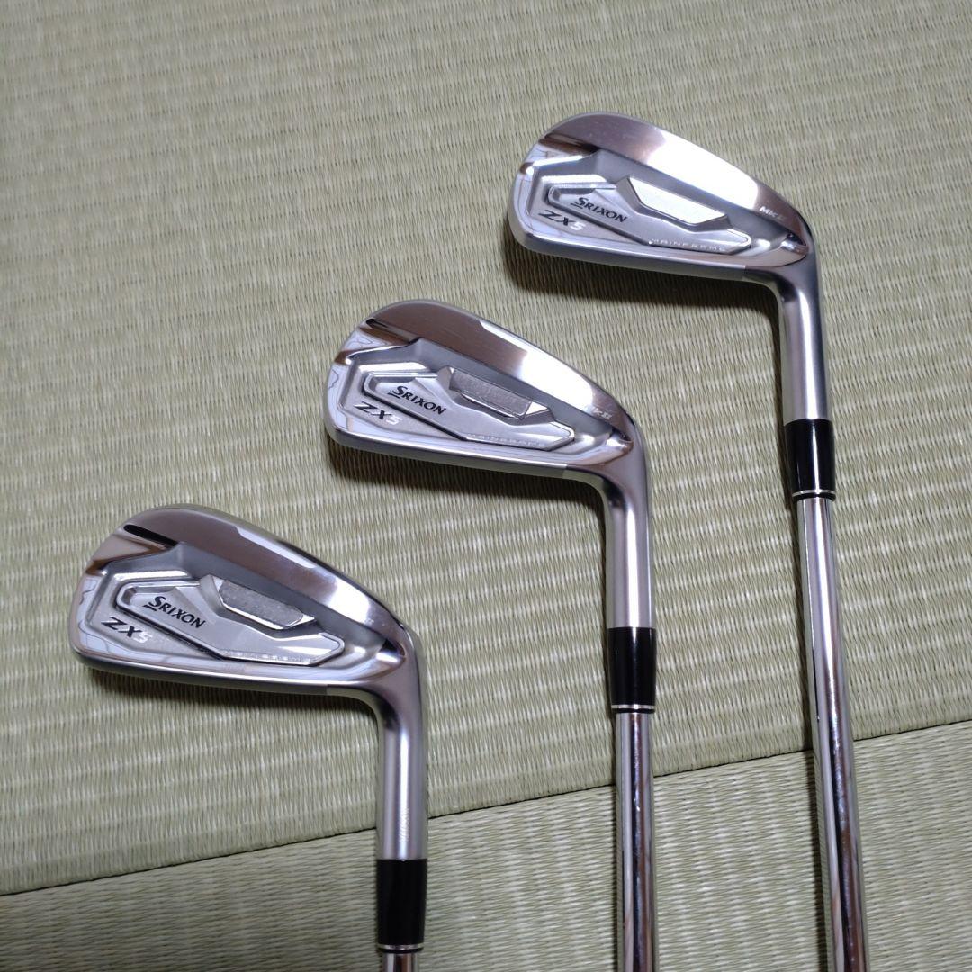 【美品】スリクソンZX5 MKⅡアイアン（5〜P、6本セット）