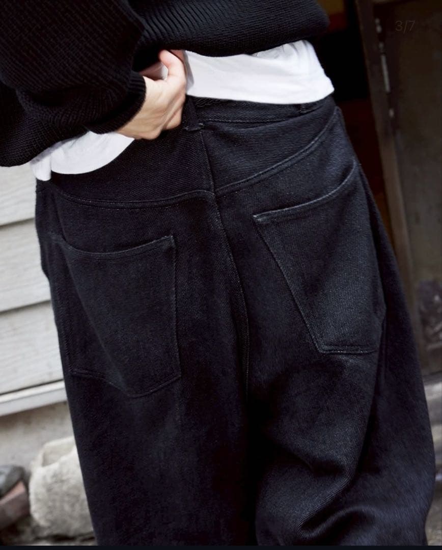 everyone soft denim pants (BLACK)