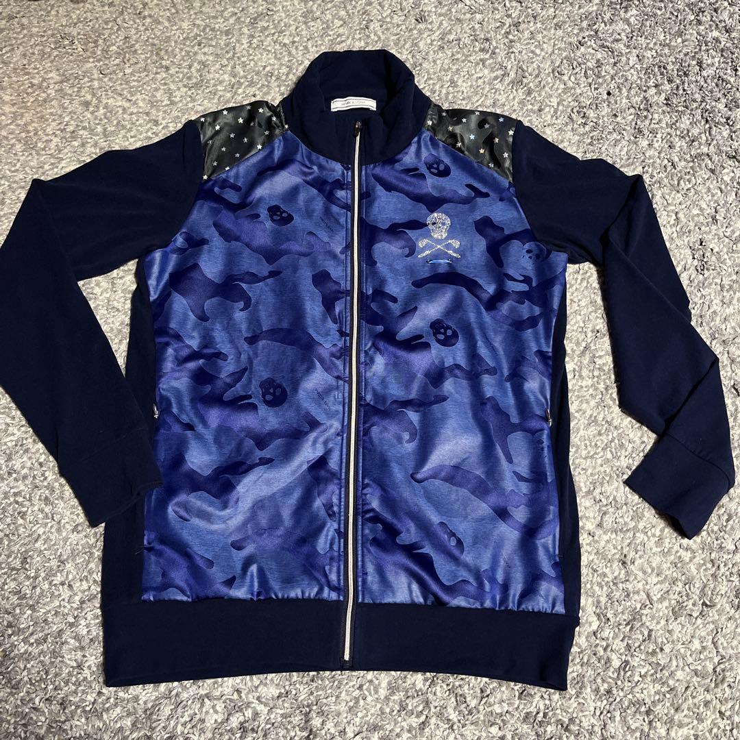 マークアンドロナ　カモフラ　ジップジャージ　アウター　薄手　迷彩柄