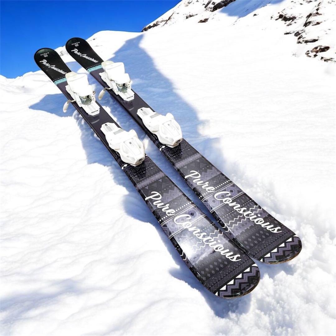PURE CONSCIOUS ショートスキー ミッドスキー 125cm スキー板 - メルカリ