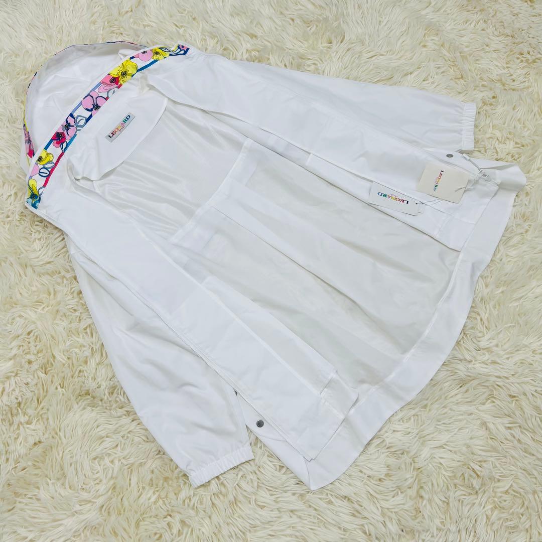 【新品未使用タグ付き】レオナール　ナイロンジャンバー