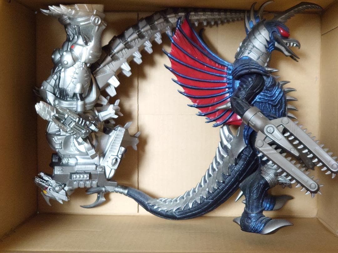 ムービーモンスターシリーズ(2004)　機龍メカゴジラ＆ガイガンソフビ２体セット