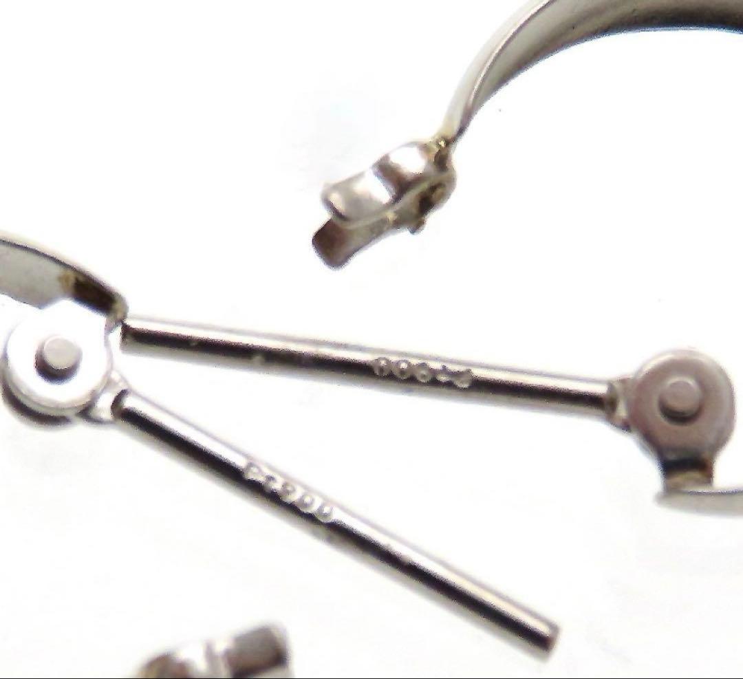 Pt900 プラチナ900 地金 フープピアス 3×10 プラチナフープピアス